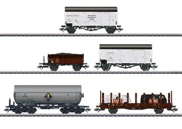MARKLIN 48834 SET GOEDERENWAGONS DSB H0, Hobby en Vrije tijd, Modeltreinen | H0, Verzenden, Nieuw