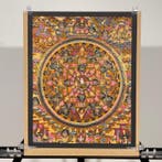 Manifestation of Buddhas Awakening Thangka - Painting of, Antiek en Kunst