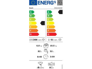 Bosch WNG254A9BY - Serie 6 - Was-droogcombinatie - 10.5/6 kg, Verzenden, Zo goed als nieuw
