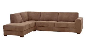 Hoekbank Voorburg - hoekbanken - Taupe, Nieuw, 150 cm of meer, Stof, 200 tot 250 cm