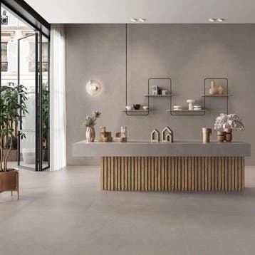 Vloertegel/Wandtegel Piet Boon Concrete Etna Grijs Mat 90x90, 60 cm of meer, Nieuw, Ophalen of Verzenden, 10 m² of meer