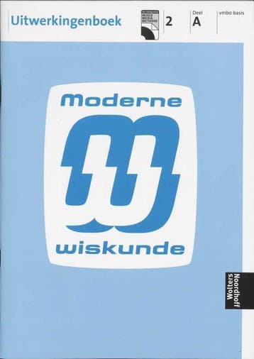Moderne wiskunde 2a vmbo basis Uitwerkingen - van Breugel, Verzenden, Gelezen