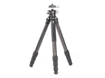Leofoto RF-324C Carbon Statief + Ballhead LH-40, Ophalen of Verzenden, Zo goed als nieuw