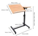 Mobiele Laptoptafel – 360° Draaibaar Verstelbaar Bureau 58–9, Verzenden, Nieuw in verpakking