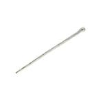 Styling Tool Haarpin 17cm - Druppel – Knot – Metaal – Zilver, Nieuw