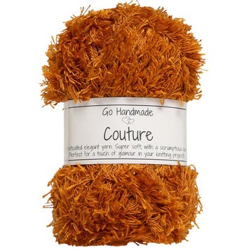 Go Handmade Couture - 17415 Autumn Orange - Harig Pluchega, Ophalen of Verzenden, Nieuw