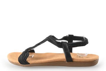 Dolcis Sandalen in maat 42 Zwart, Dolcis, Verzenden, Zwart, Sandalen of Muiltjes