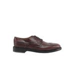 TESTONI - 8 UK - 42 IT - Derby Shoes Shaded Calf Amaranth -, Nieuw