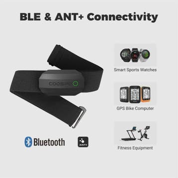 COOSPO H808S Hartslagmeter Borstband - ANT+ & Bluetooth - IP, Verzenden, Nieuw