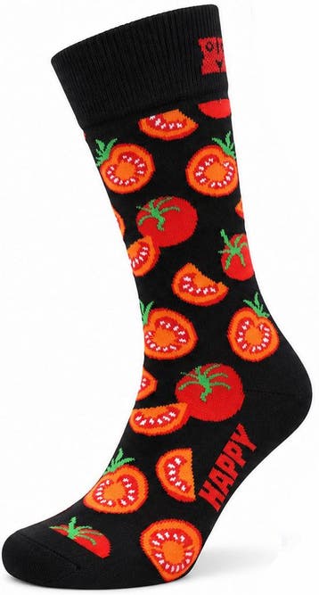 Happy Socks Sokken Tomato maat 41-46 Heren, Verzenden, Nieuw, Zwart, Happy Socks