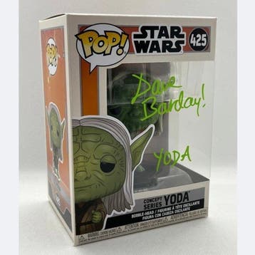 Star Wars - Signed by Dave Barclay (Yoda), Nieuw