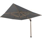 Hacienda zweefparasol 300x400 cm houtlook frame charcoal, Tuin en Terras, Parasols, Ophalen of Verzenden, Nieuw