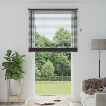 vidaXL Venetiaanse jaloezie Zilvergrijs 213 x 120 cm 25 mm, Huis en Inrichting, Stoffering | Gordijnen en Lamellen, Verzenden