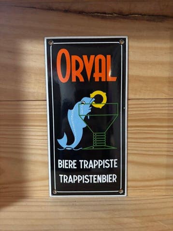 Orval - Emaille plaat - Staal