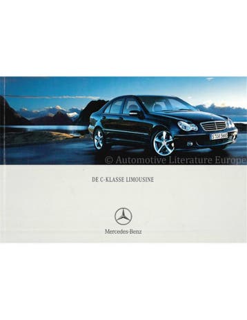 2005 MERCEDES BENZ C KLASSE SEDAN BROCHURE NEDERLANDS, Nieuw, Author