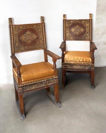 Fauteuil (2) - Walnoot