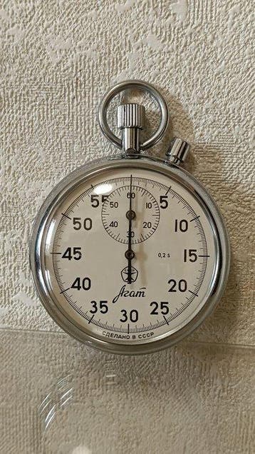 Soviet mechanical stopwatch Agat of the Zlatoustiv watch