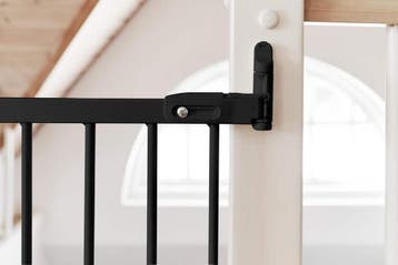BabyDan FlexiFit Safety Gate Metaal Zwart 67-105.5 cm, Ophalen of Verzenden, Zo goed als nieuw