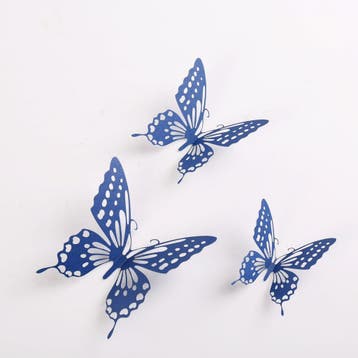 Cake topper decoratie vlinders - muur decoratie met plakkers, Ophalen of Verzenden, Nieuw