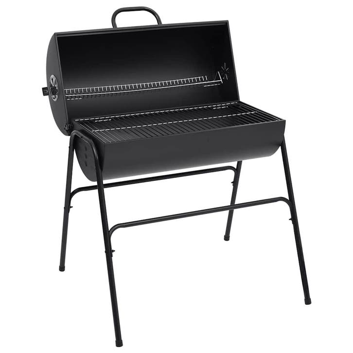 vidaXL Barbecuevat met 2 kookroosters 80x95x90 cm staal, Tuin en Terras, Houtskoolbarbecues, Nieuw, Verzenden