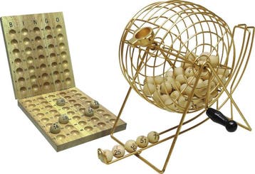Bingomolen Houten Ballen | HOT Games - Gezelschapsspellen, Hobby en Vrije tijd, Gezelschapsspellen | Bordspellen, Verzenden, Nieuw