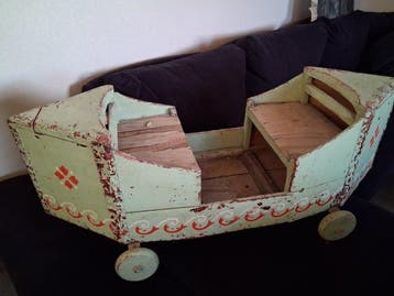 Koets - Zeldzame studio-wagen voor kinderen —