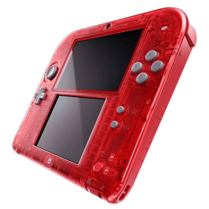 Nintendo 2DS Transparant Rood (Nette Staat) - Behuizing B..., Spelcomputers en Games, Spelcomputers | Nintendo 2DS en 3DS, Zo goed als nieuw
