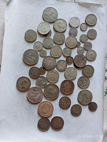 Wereld. Collection of silver coins 1935 (Zonder