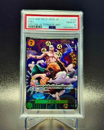 Bandai - 1 Graded card - One Piece - Enel OP05-100 Alternate, Nieuw