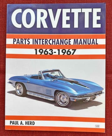 Corvette Parts Interchange Manual 1963-1967, Algemeen, Verzenden, Paul A Herd, Zo goed als nieuw