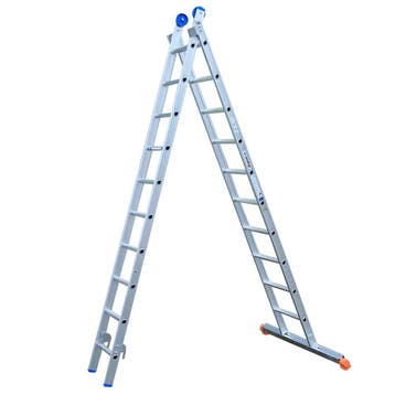 Alumexx XD ladder 2-delig, Doe-het-zelf en Verbouw, Ladders en Trappen, Verzenden, Nieuw, Ladder