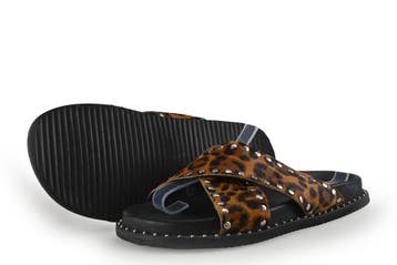 Sacha Slippers in maat 39 Panter, Slippers, Overige kleuren, Verzenden, Sacha