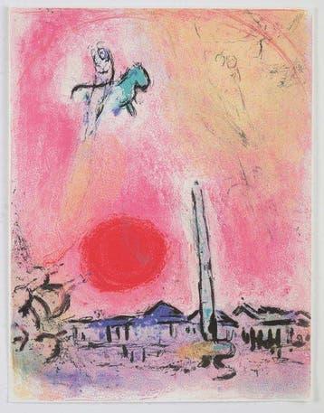 Marc Chagall (1887-1985), after - Place de la Concorde, Antiek en Kunst
