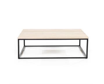 Salontafel Robin 120x120 - naturel | Eleonora, Huis en Inrichting, Tafels | Salontafels, Ophalen of Verzenden, Nieuw