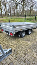 hapert kipper blanco kenteken 2700kg 3x1,8 meter nieuw, Auto diversen, Aanhangers en Bagagewagens, Nieuw