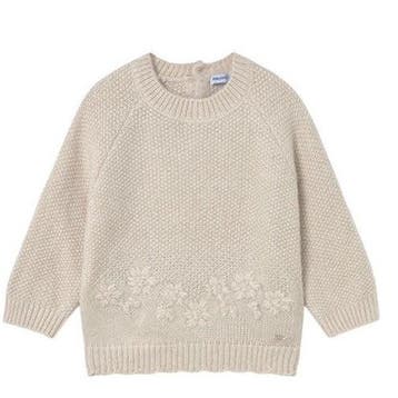 Mayoral baby Trui Bloemen Glitter - 74 (6-9 maanden), Ophalen of Verzenden, Nieuw