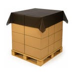 Topvellen Zwart - 150 x 180 cm - 30 my - Rol met 300 vellen, Ophalen of Verzenden