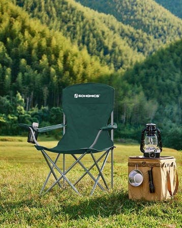 set van 2 campingstoelen - visstoelen - inklapbaar - met, Verzenden, Nieuw