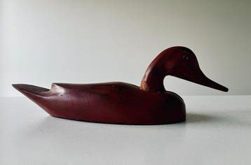 Lokeend - Antieke lokvogel (decoy duck) - Hout
