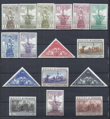 Spanje 1930 - Colón 1e serie - goede staat - Edifil nº, Gestempeld