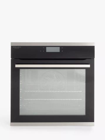 John Lewis JLBIOSS750 Elektrische Oven 59 cm 71 liter, Ophalen of Verzenden, Nieuw, Hete lucht, 45 tot 60 cm