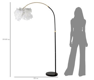 VLOERLAMP LAMP PLUR CM 100X150-180, Ophalen of Verzenden, Nieuw
