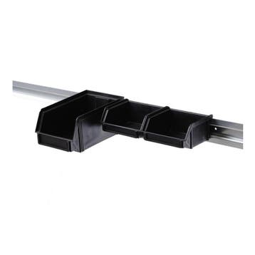 Wandrail Staal voor Magazijnbakken 1000 mm, Verzenden