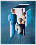 Oskar Schlemmer - Vier Figuren und Kubus, 1928 - Offset