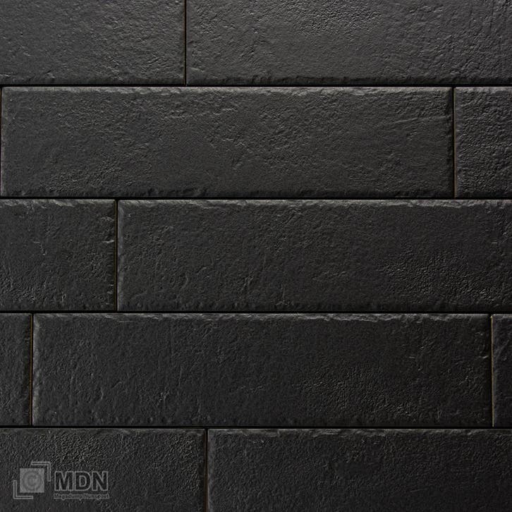 Emil Ceramica Brixen Stone Black mat zwarte Bricks 7x28 cm, Doe-het-zelf en Verbouw, Tegels, Nieuw, Verzenden