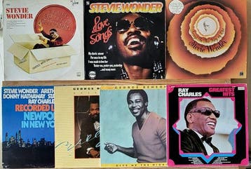 Stevie Wonder, Ray Charles, George Benson, Various, Cd's en Dvd's, Vinyl Singles, Nieuw in verpakking