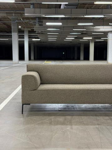 Design on Stock Bloq | Dormeuse (NIEUWSTAAT + Garantie), 300 cm of meer, Ophalen of Verzenden, Zo goed als nieuw, Bank Hoekbank Bankstel Bankje Loungebank Banken Chaise Lounge 