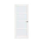 Cando binnendeur Hilton 83x201,5 (Wit, Stomp, Matglas), 80 tot 100 cm, Binnendeur, Nieuw, Ophalen of Verzenden