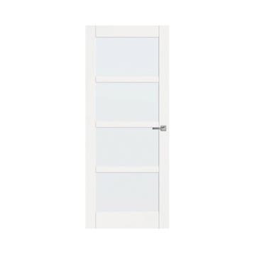 Cando binnendeur Hilton 83x201,5 (Wit, Stomp, Matglas), 80 tot 100 cm, Binnendeur, Nieuw, Ophalen of Verzenden
