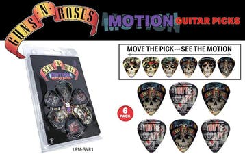 Guns N' Roses 6-pack Medium plectrum officiële merchandise, Verzamelen, Muziek, Artiesten en Beroemdheden, Ophalen of Verzenden